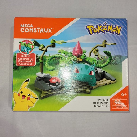 Mega Construx 2017 Pokemon Ivysaur 94 Piece Block Building Set - Picture 1 of 1